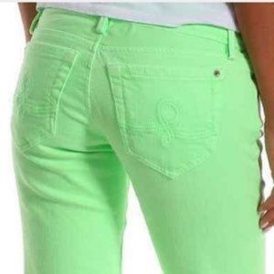 Lilly Pulitzer Worth Straight Jeans - Sz 2 - Green